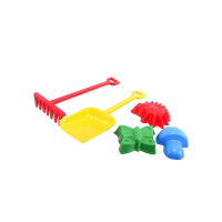 Пісочний набір Маргаритка №4, лопатка, граблі, 3 паски, ДС