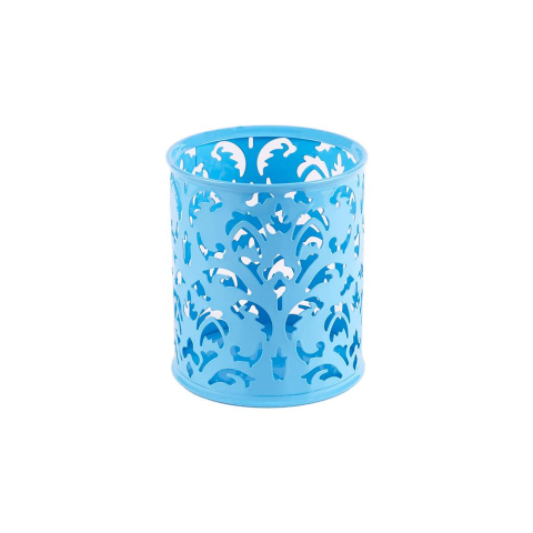 Стакан для ручок металевий Візерунки, 8x10 см