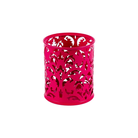 Стакан для ручок металевий Візерунки, 8x10 см