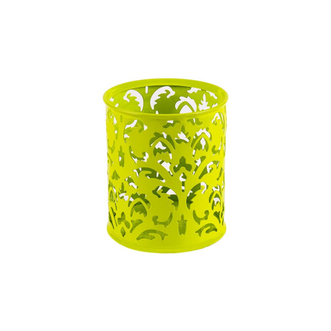 Стакан для ручок металевий Візерунки, 8x10 см