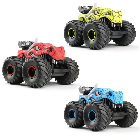 Джип-монстр на радіокеруванні, 2.4 GHz, 1:16, звук, світло, пара, гумові колеса, 662-9 (В асортименті)