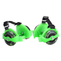 Ковзани на п’ятку, RS-0029, світло, PU колеса 76 мм (В асортименті)