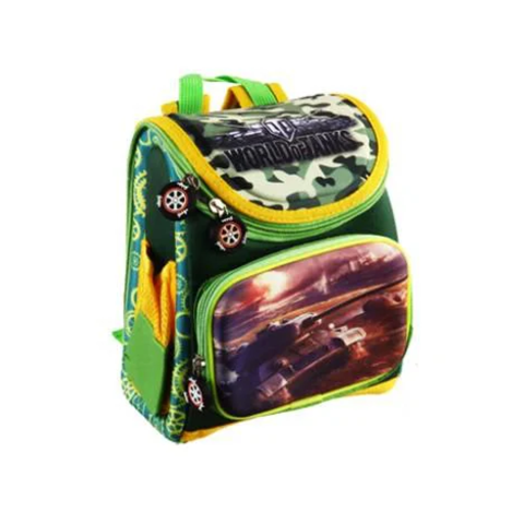 Рюкзак-коробка із принтом, L, 24x20x12 см, 1619 (В асортименті)