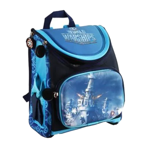 Рюкзак-коробка із принтом, L, 24x20x12 см, 1619 (В асортименті)