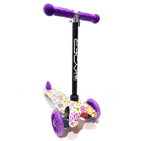 Самокат Mini Skyper, пластиковий, колеса PU 120 мм, світлові ефекти, 112-70899 (В асортименті)