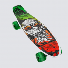 Скейт пенні-борд best board колеса світяться pu, d=6см, (S-00164) мікс