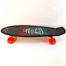 Скейт пенні борд best board, колеса pu світяться, d=6см (S-00635) Мікс