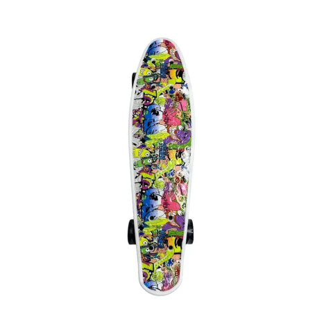 Скейт пенні борд Best Board, PU колеса, світлові ефекти, діаметр 4.5 см, дошка 55 см, S29661 (В асортименті)