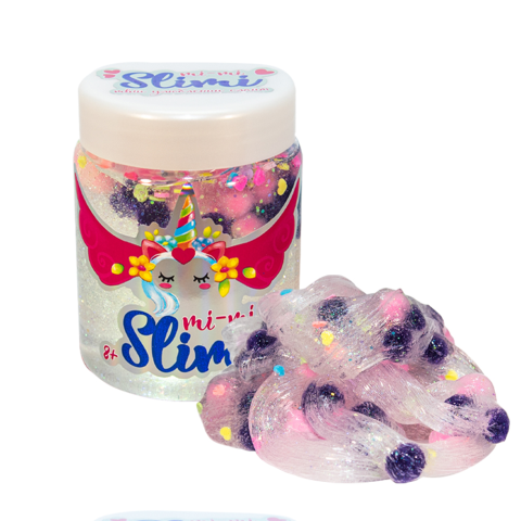 Слайм Mi-mi Slimi із помпонами, 250 г, 71815 (В асортименті)