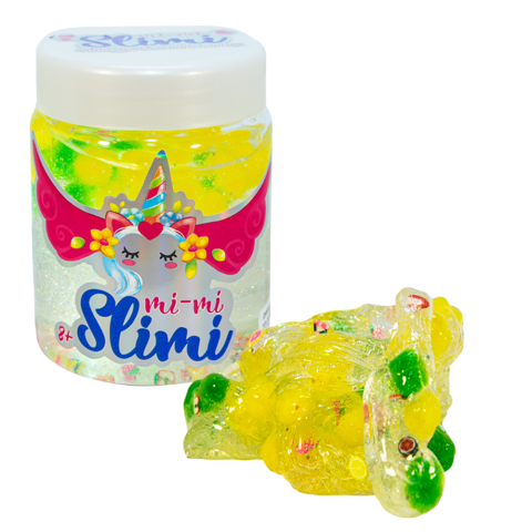 Слайм Mi-mi Slimi із помпонами, 250 г, 71815 (В асортименті)