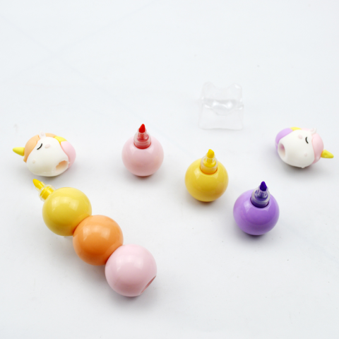 Текстовий маркер Єдиноріг, MD-089, 3 кольори (В асортименті)