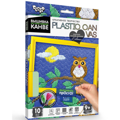 Набір для творчості Plastic Canvas вишивка, Danko Toys, PC-01-01 (В асортименті)
