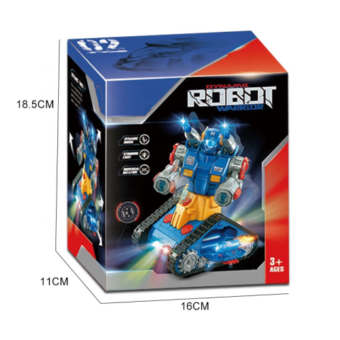 Трансформер на батарейках, 16x11x18.5 см, ZR152