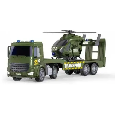 Трейлер з гелікоптером, звук, RJ3398 (В асортименті)