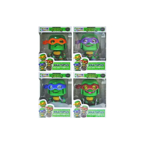 Фігурка з емоціями Черепашки Ніндзя, змінює обличчя, 15x10x8 см, 9633 (В асортименті)