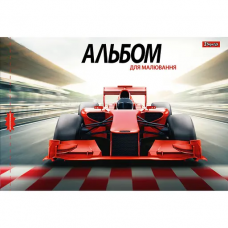 Альбом для малювання 1 Вересня А4 12л/100 скоба, з перфорацією (м)