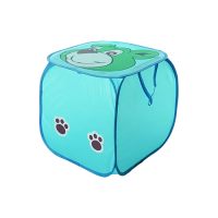 Кошик для іграшок, тваринки, кришка-липучка, ручки (В асортименті)