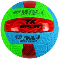 М’яч волейбольний TK Sport, 280-300 г, матеріал м’який PVC, розмір №5 (В асортименті) C62450