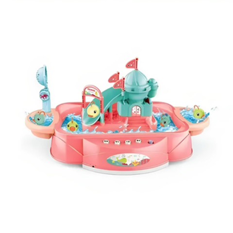 Риболовля, звук, мелодії, історії англійською, 6 рибок, вудка, сачок, 156-4C (В асортименті)