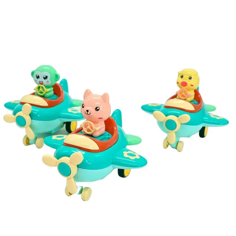 Машинка із заводним механізмом, рухливі елементи, гумові шини