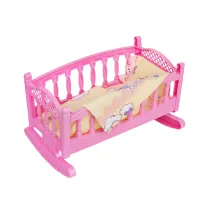 Набір дитячий "Ліжечко колиска мале з постіллю", BAMSIC