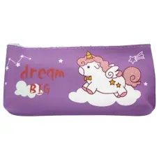 Пенал-косметичка на 1 молнию, принт Единорог (в ассортименте)