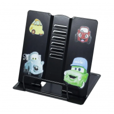 Подставка для книг металева "Cars" 18*15см, mix