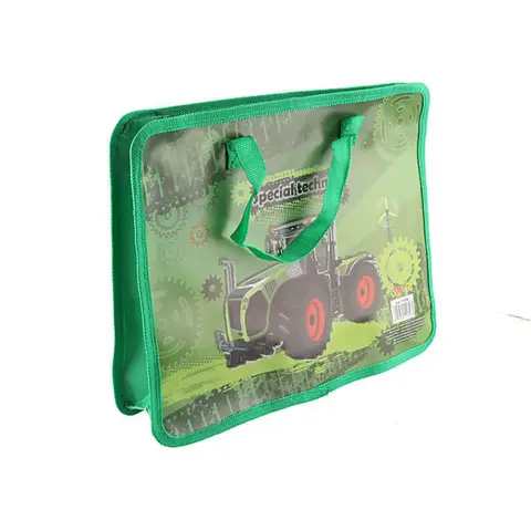 Папка-портфель дитяча Kidis Technics, пластикова з текстильними ручками (В асортименті)