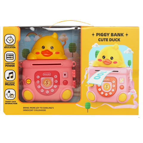 Сейф-скарбничка Курча дитячий термінал (В асортименті)