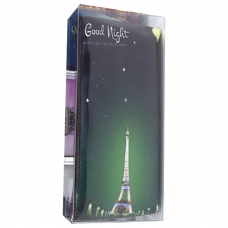 Пенал 1 отд."Paris" кожзам 19*8*3см PVC с этикеткой мікс