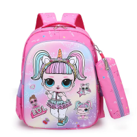 Рюкзак, пластикова вставка, пенал, регульовані лямки, 2 відділення, C65139 (В асортименті)