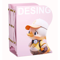 Полиця-тримач для книг розсувна металева Каченя-3D, 15x10x19 см (В асортименті)