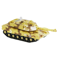 Танк інерційний, WY410A/B, звук, підсвічування, рухлива башта, масштаб 1:16 (В асортименті)