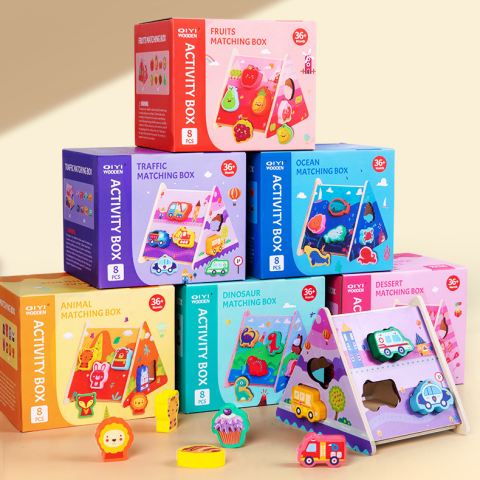 Куб логічний сортер, 8 фігурок (В асортименті)