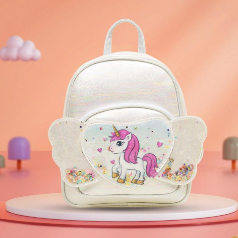 Рюкзак із єдинорогом, на 1 відділення, 24x20x8 см, C62917 (В асортименті)
