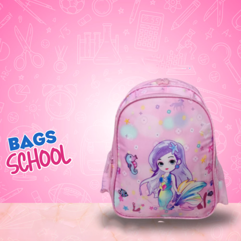 Рюкзак шкільний Герої мультфільмів, 33x27x12 см, C62510 (В асортименті)