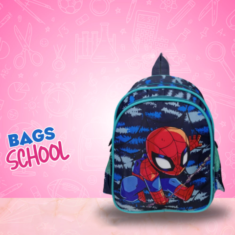 Рюкзак шкільний Герої мультфільмів, 33x27x12 см, C62510 (В асортименті)