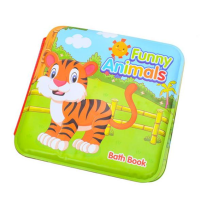 Гра для купання книжка, 14x14 см, слова англійською, пищалка, 16.5x21x2.5 см (В асортименті)