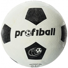 М'яч футбольний розмір 5, гума Grain, Profiball, 3 кольори, сітка, кул., 350 г /30/