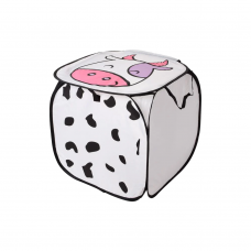 Кошик для іграшок тварина, кришка-липучка, 2 ручки, 6 видів, кул., 45-45-1,5 см. //