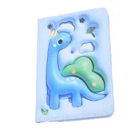 Набір канцелярський блокнот, клітинка (Динозаври), 21x14x1.5 см (В асортименті)