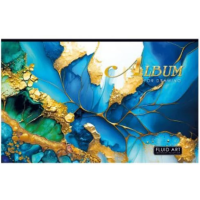 Альбом для малювання А4, 30 аркушів, 100 г/м², на скобі, дизайн 24128-24131