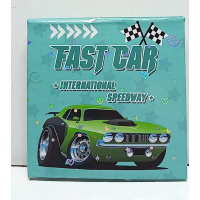 Блокнот Машини, 70 аркушів, 8x8 см (В асортименті)