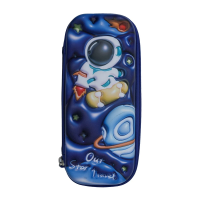 Пенал жорсткий об’ємний Космонавт, 21x9x3.5 см, PVC (В асортименті)