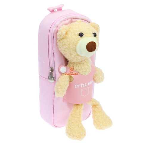 Пенал із іграшкою Ведмедик, 20x4x8.5 см, PVC (В асортименті)