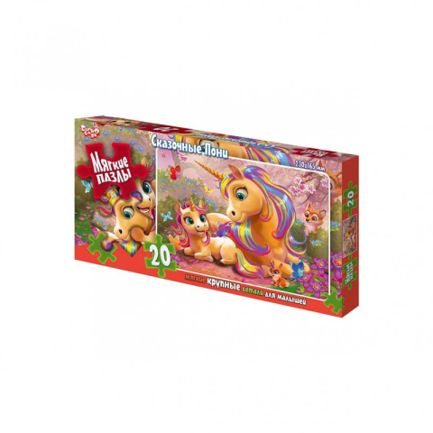 Пазли м’які Danko Toys, 20 елементів, S20-09 (В асортименті)