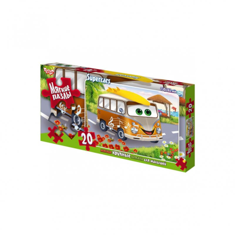 Пазли м’які Danko Toys, 20 елементів, S20-09 (В асортименті)