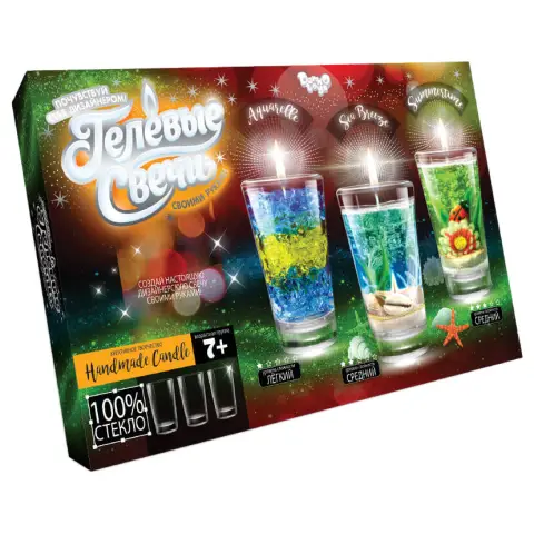 Набір креативної творчості Гелеві свічки, GS-02-01/02