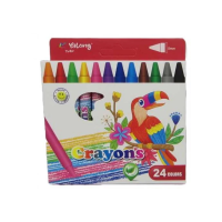 Олівці воскові Птах, 24 кольори (В асортименті)