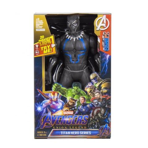 Супергерой Месники, 29 см, рухливі руки і ноги, музичні світлові ефекти, DY-H5826-32